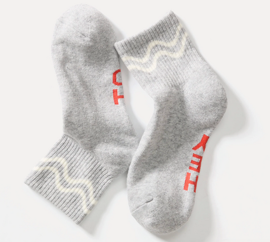 Quarter Crew Sock | Heather Grey