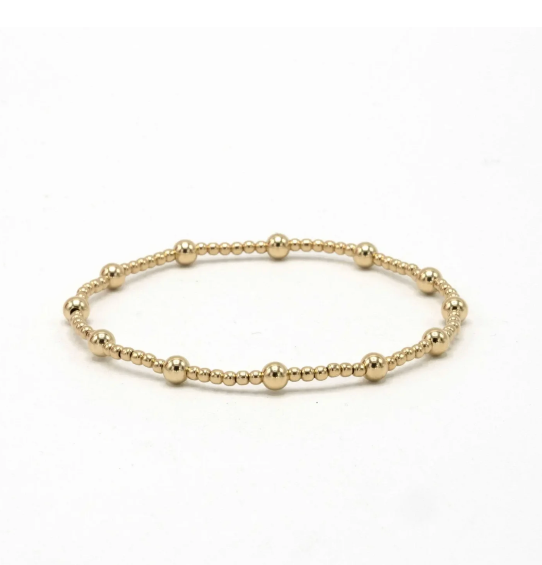Malibu 2x4 14k Gold filled Beaded Bracelet
