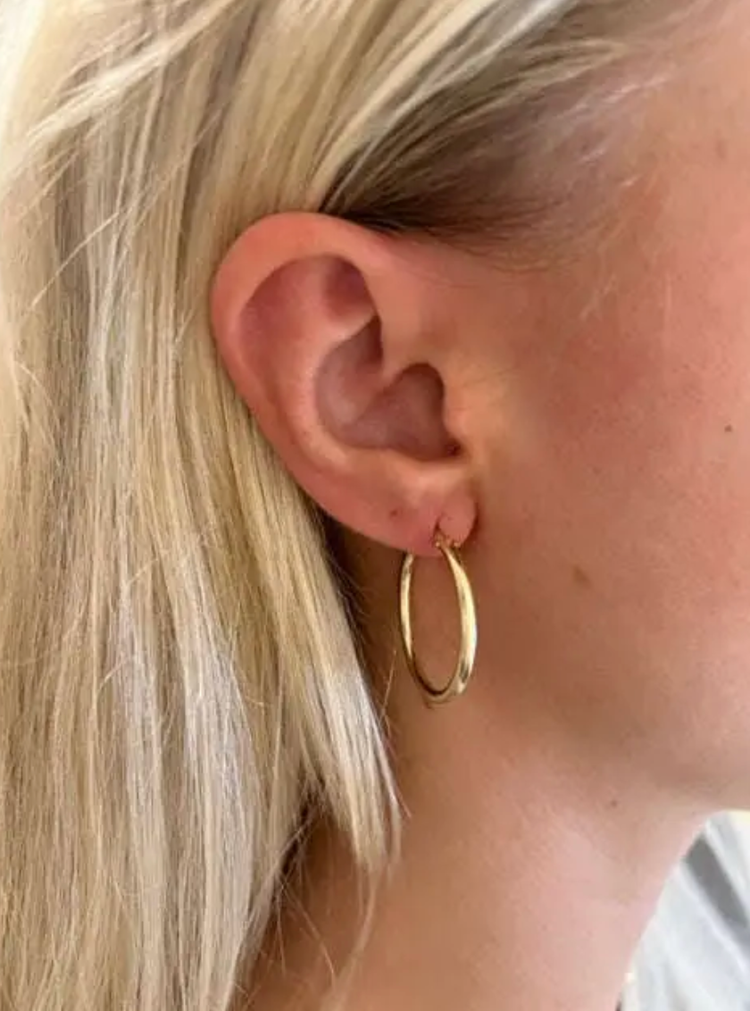 Carmel Gold Filled 27mm Hoop Earring
