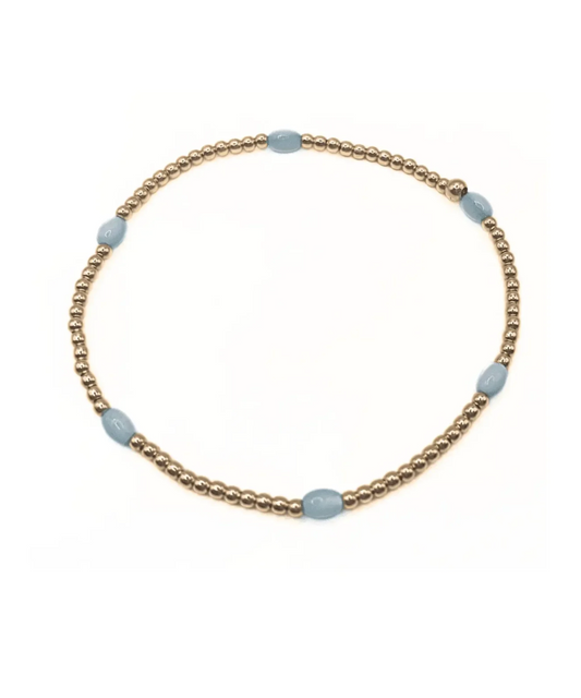 The Aspen Bracelet in Pale Turquoise Opal