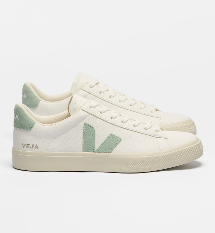 VEJA Campo Leather White Matcha