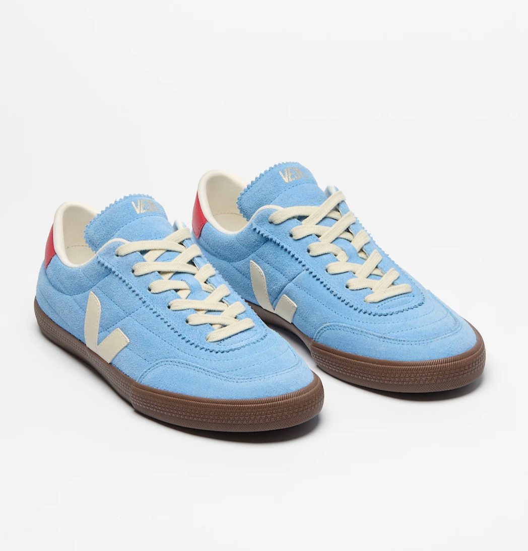 VEJA Panenka Suede Aqua Pierre Bark
