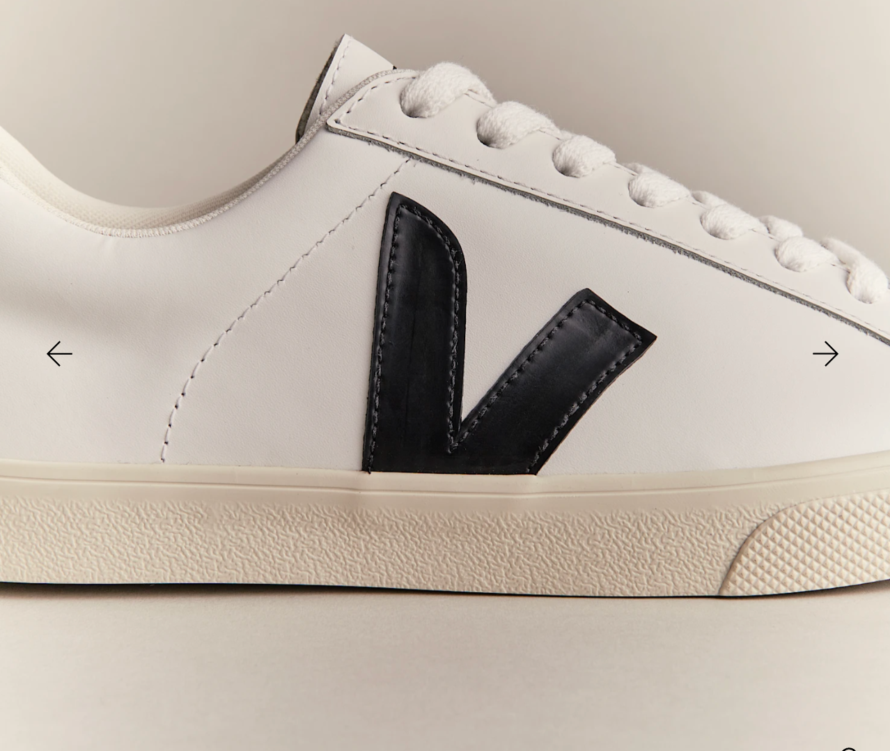 VEJA Esplar Logo Leather White Black