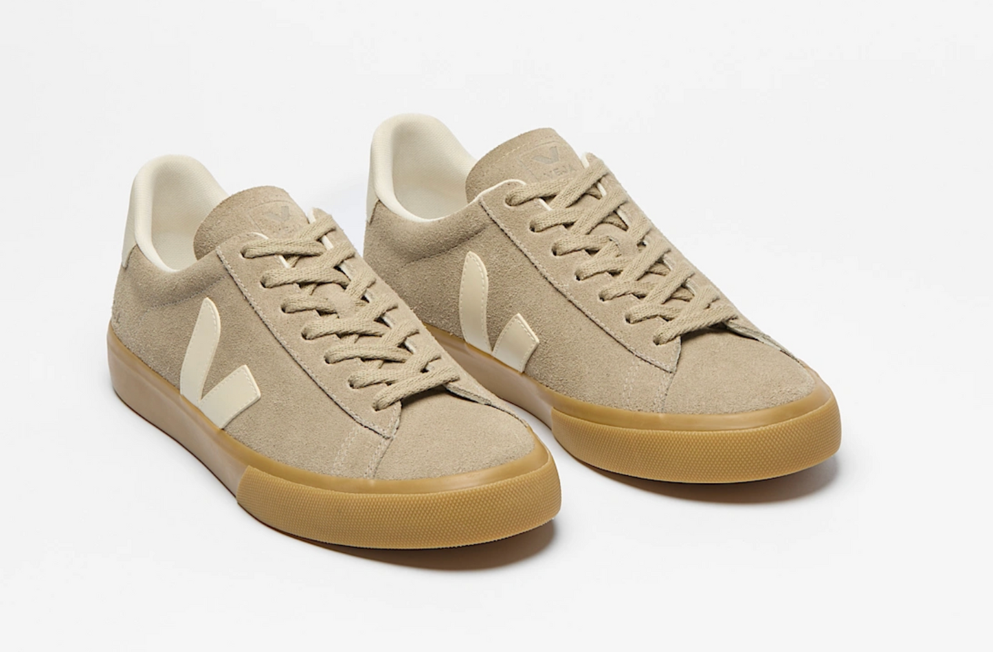 VEJA Campo Suede Taupe Pierre Natural