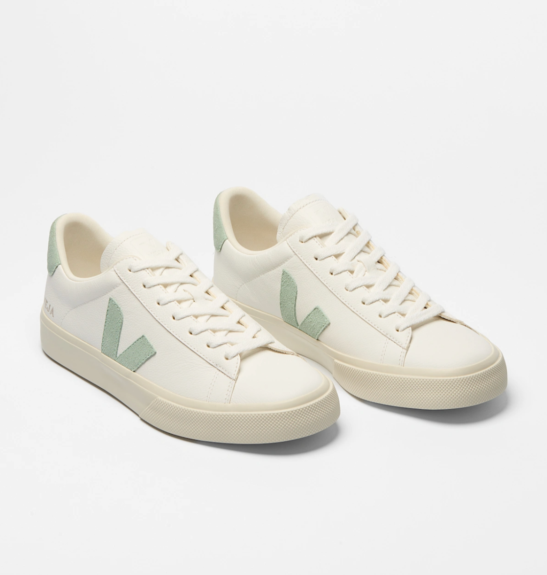 VEJA Campo Leather White Matcha
