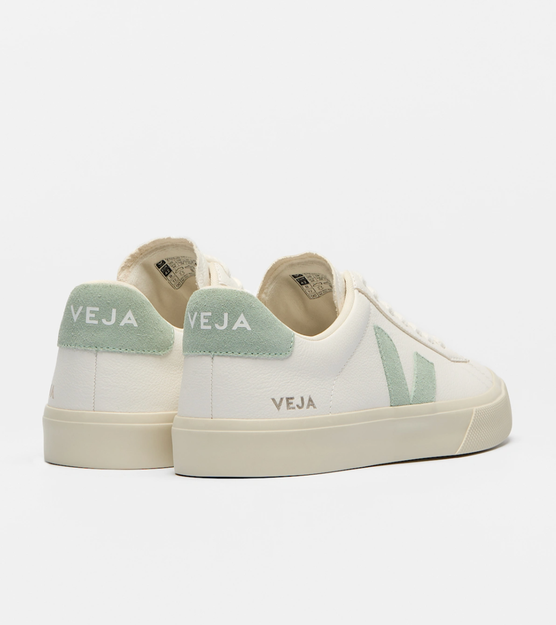 VEJA Campo Leather White Matcha