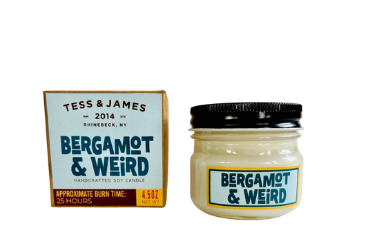Bergamot & Weird 4.5 oz Candle