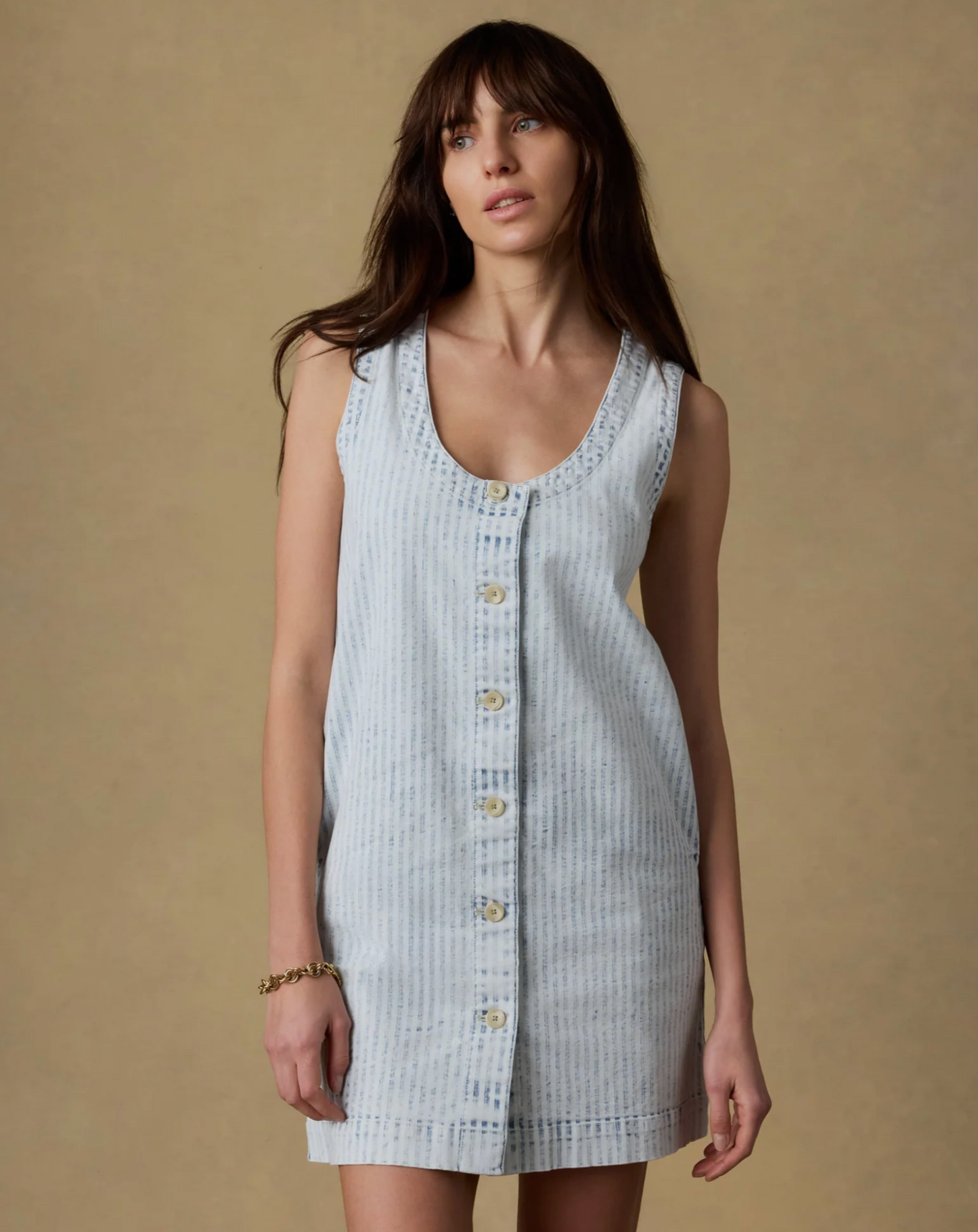 Topsail Denim Malibu Dress | Breakwater Stripe