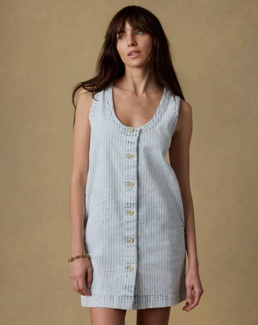 Topsail Denim Malibu Dress | Breakwater Stripe