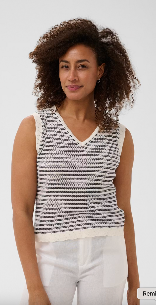 Bolissa Top | After Midnight Stripe