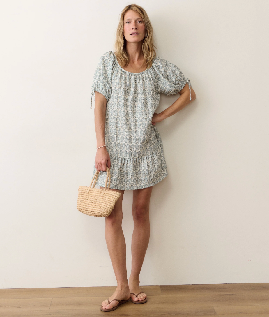 Clio Mini Dress - Oliva Print