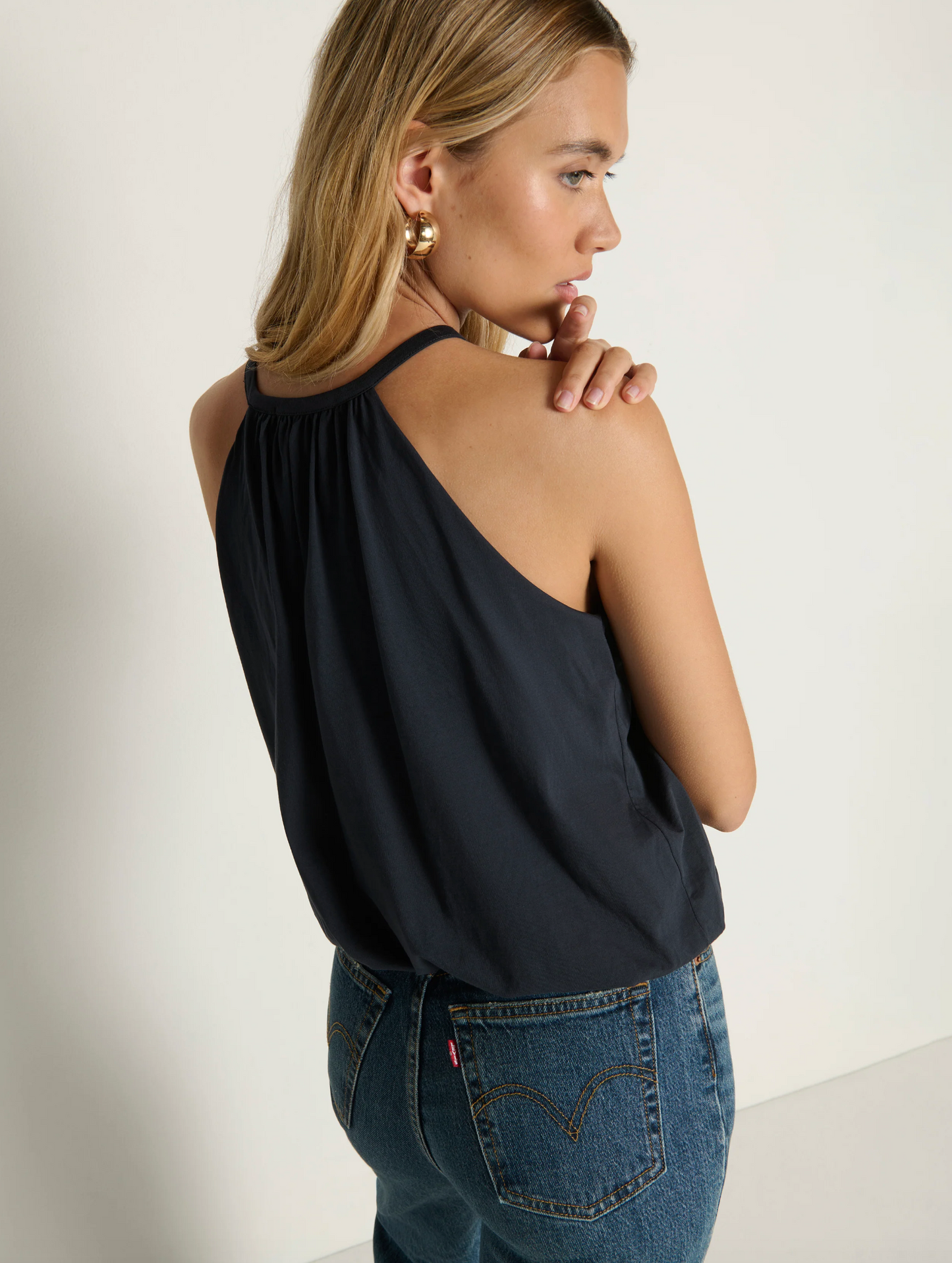 Bell Bubble Top | Navy Night Sky