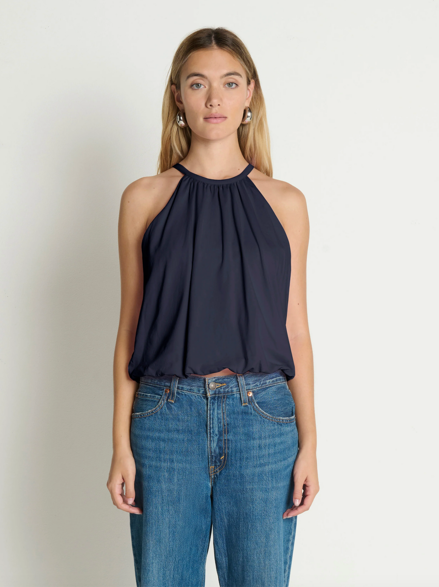 Bell Bubble Top | Navy Night Sky