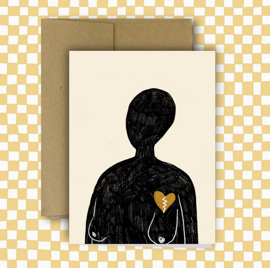 Broken Heart Greeting Card