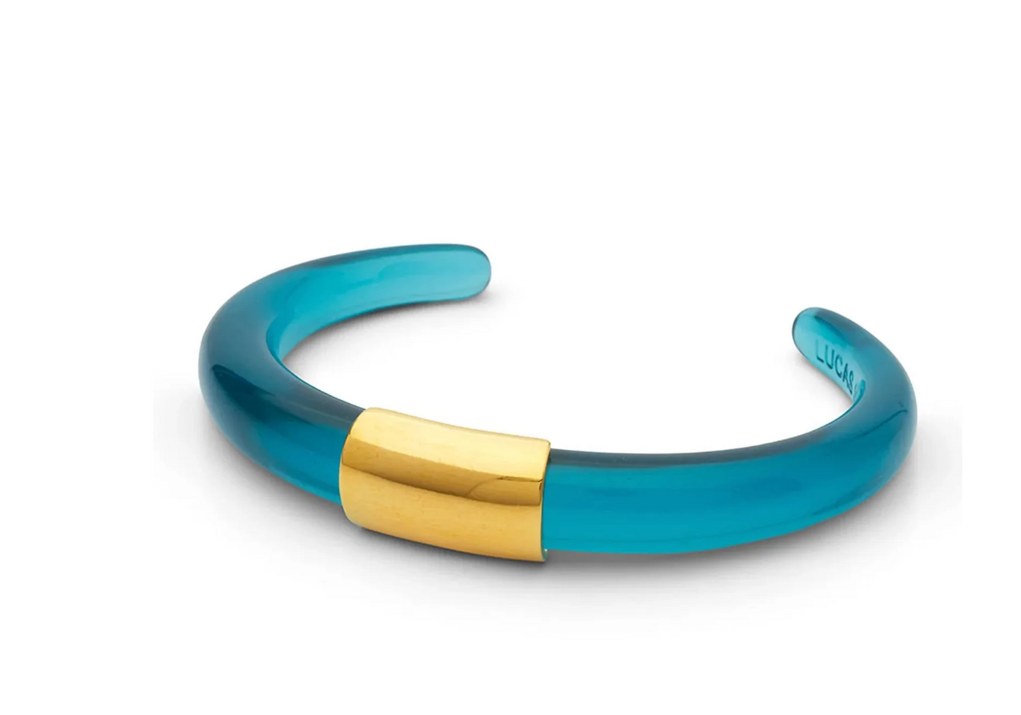 Deep Sea Blue Resin Bracelet Bangle (103)
