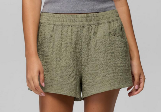 Isla double cloth short sage