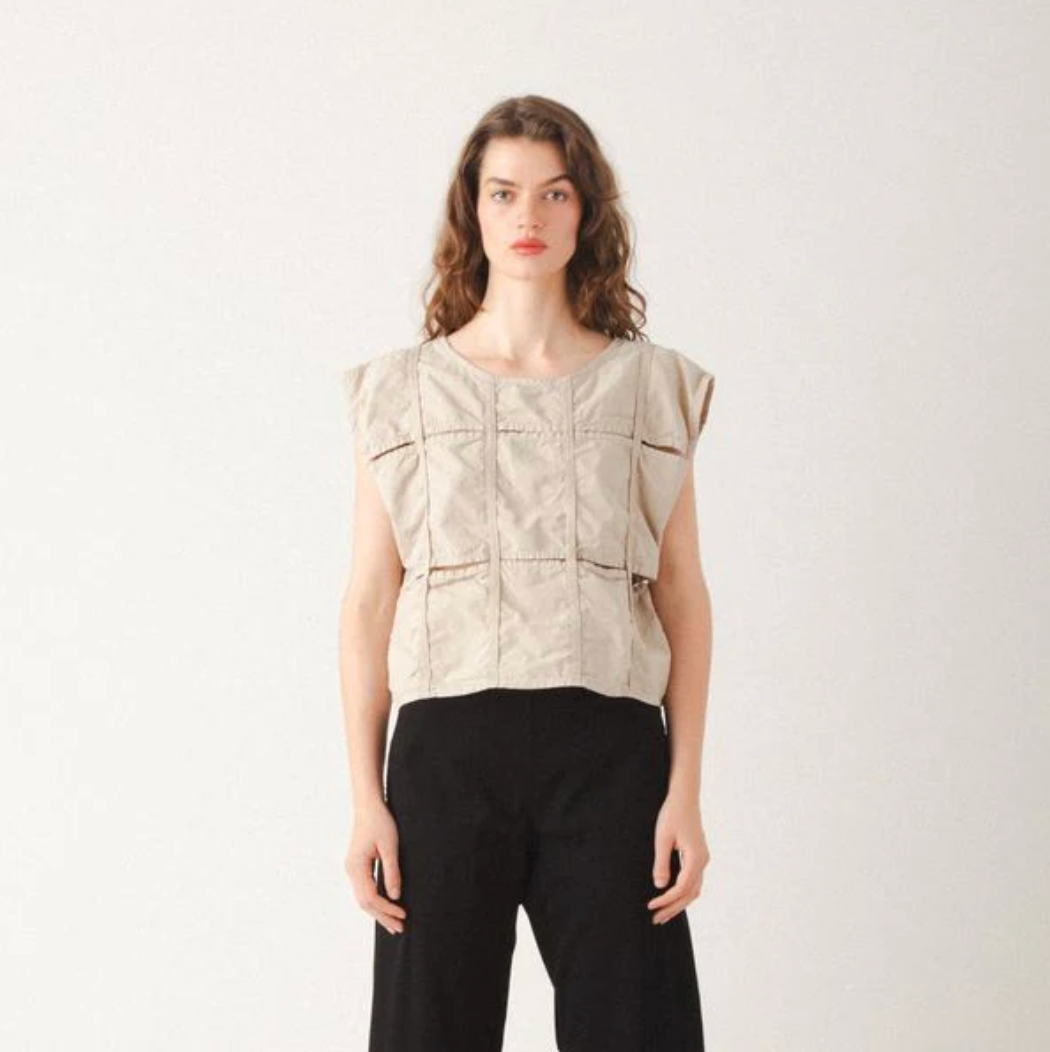 Crosswind Top | Oatmeal