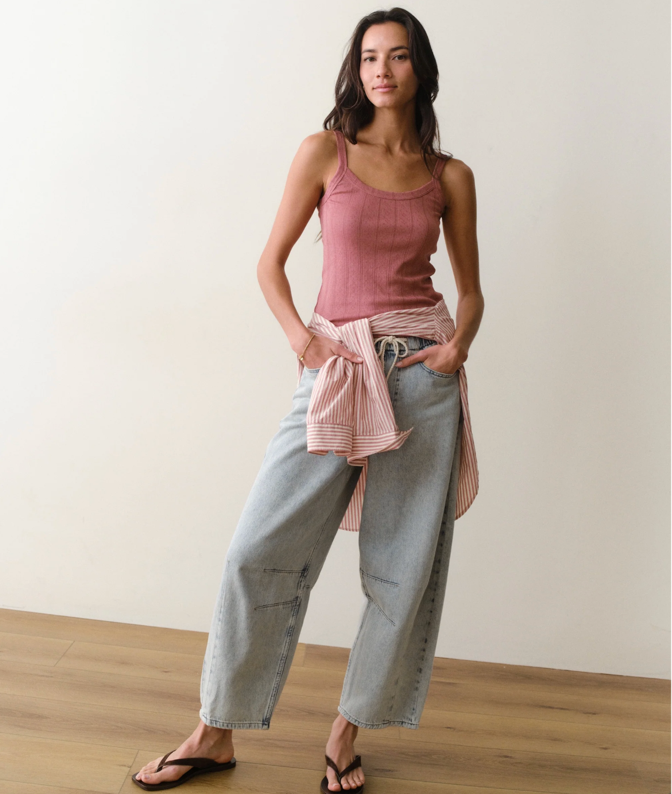 Lexi Pointelle Cami | Dusk Rose
