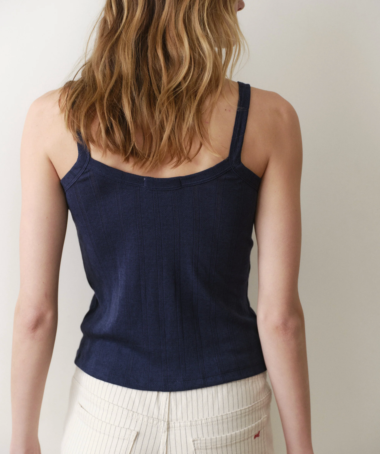 Lexi Pointelle Cami | Navy