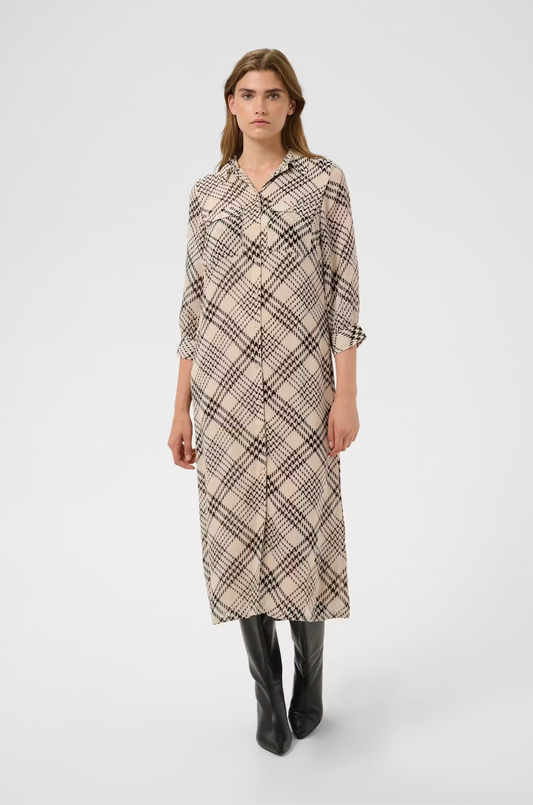 Cathie Dress | Black Check