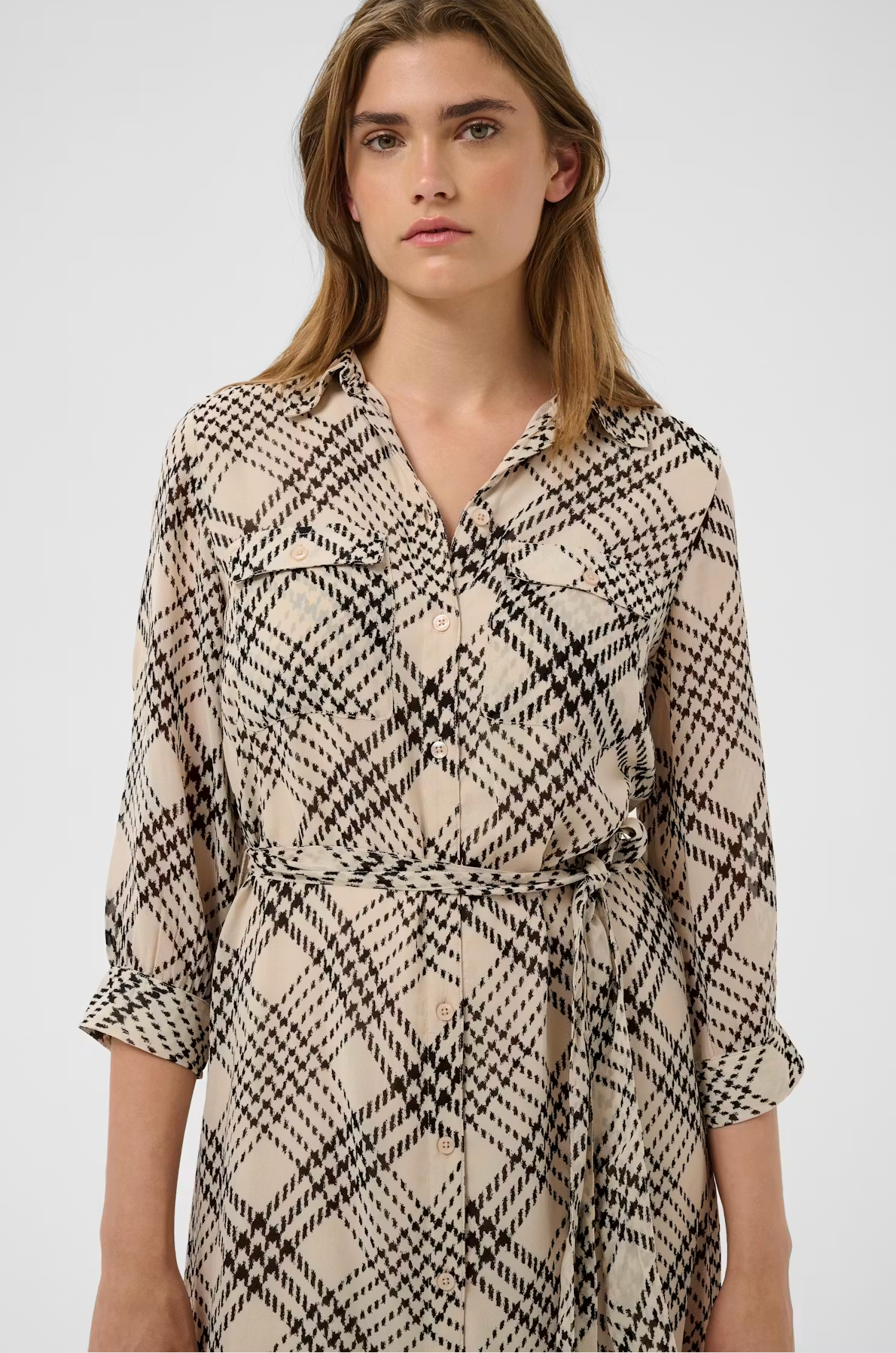 Cathie Dress | Black Check