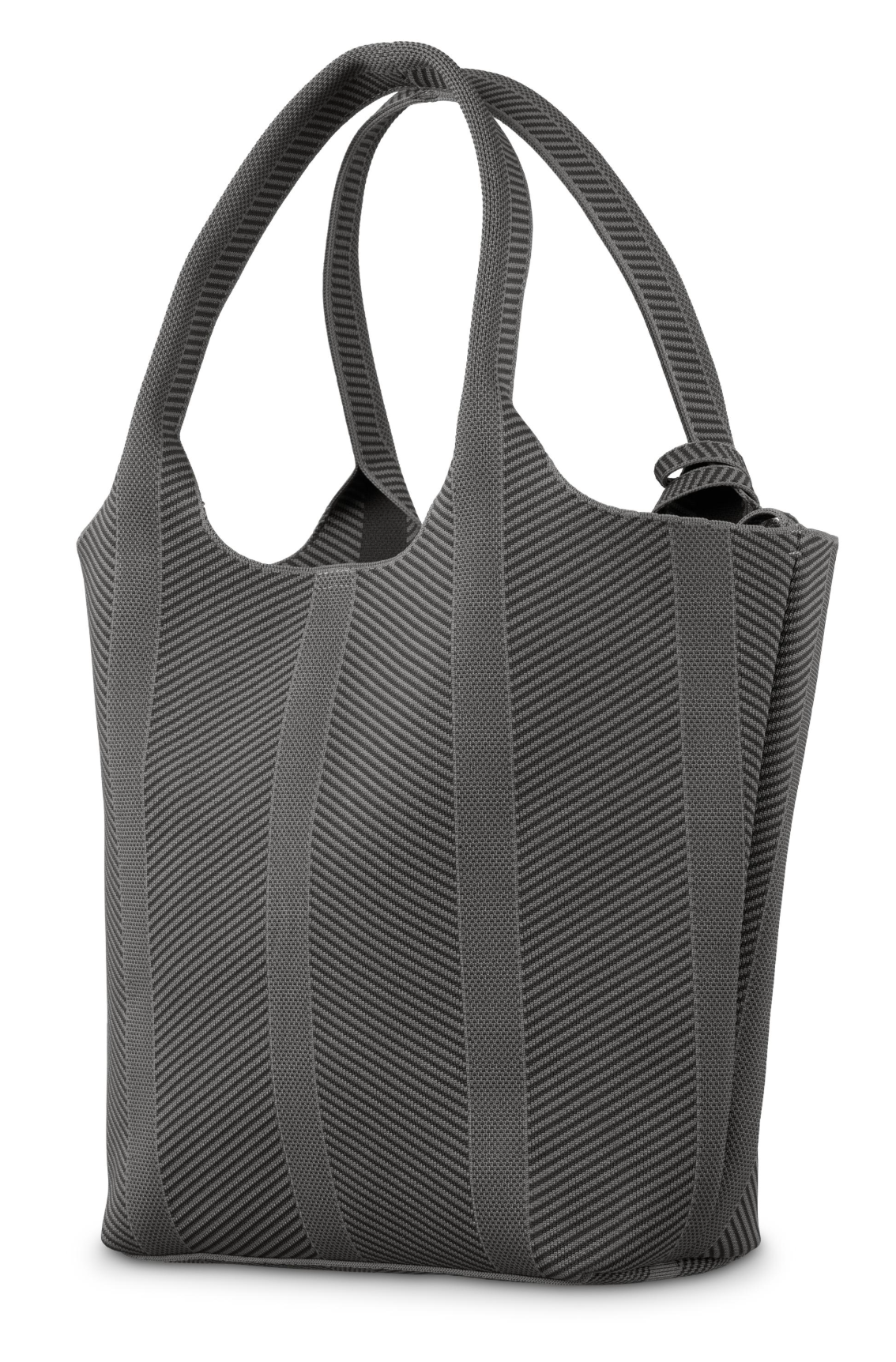 Ilse Jacobsen Knit Tote | Black Gun Metal