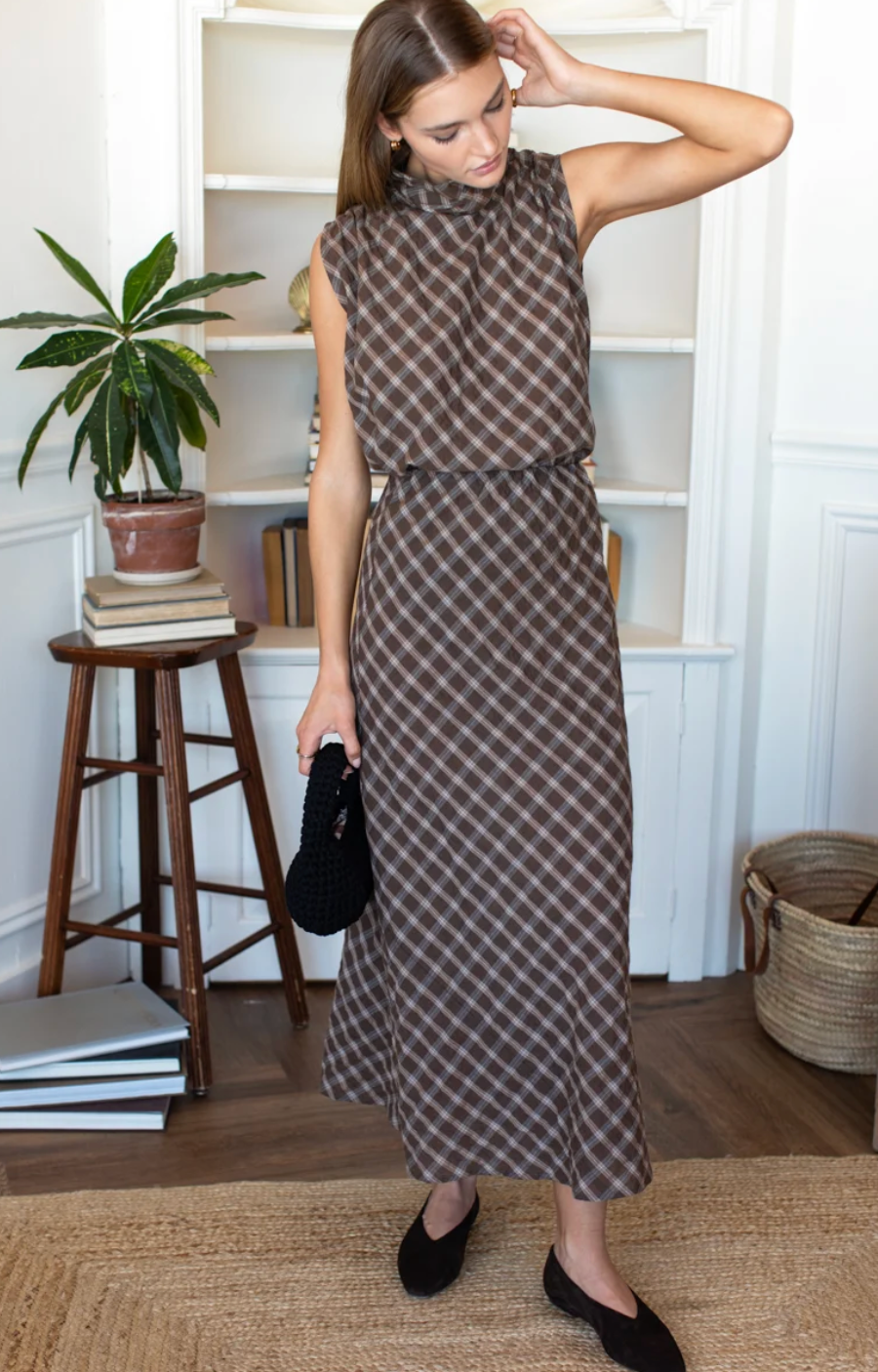 Bias Skirt 2 - Cocoa Plaid