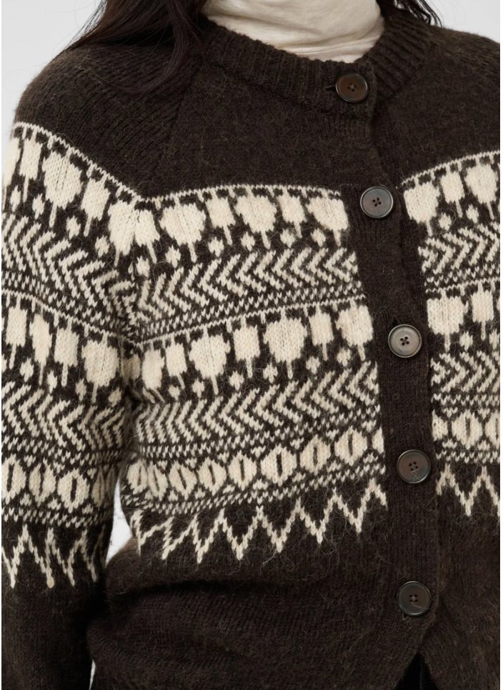 Charmaine  Cardigan - Mole