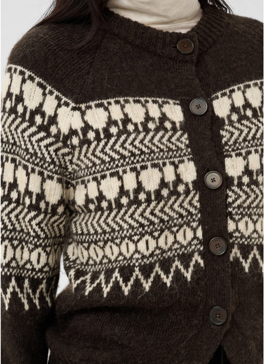 Charmaine  Cardigan - Mole