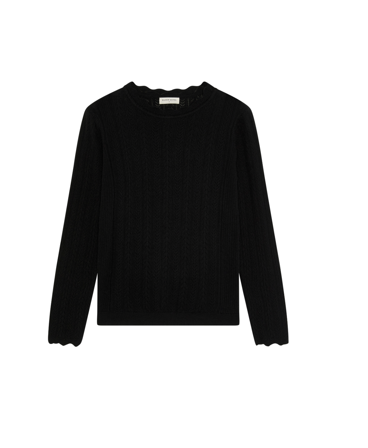 Maison Hotel Sweater Winter Muse Priscilla Noir