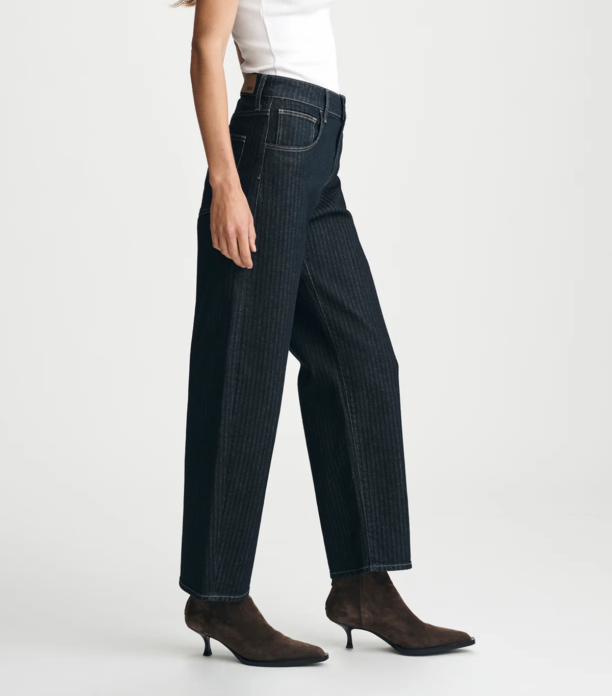 Nica Barrel Jeans High Rise | Dark Denim