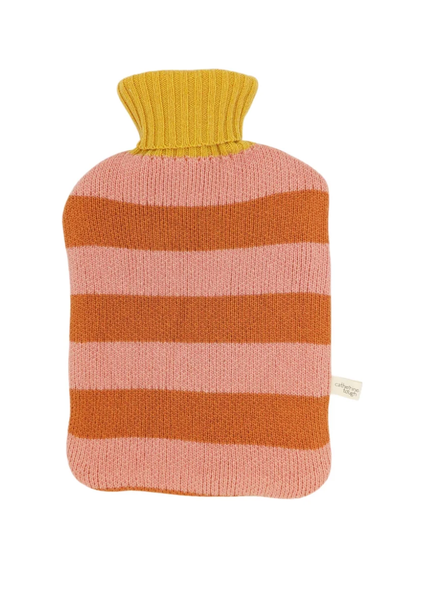 Hot Water Bottle w/ Merino Lambswool Cover | 7 Styles