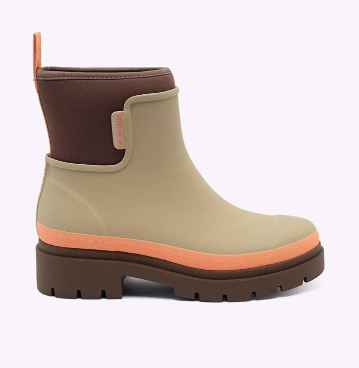 Tully Boot | Taupe & Apricot