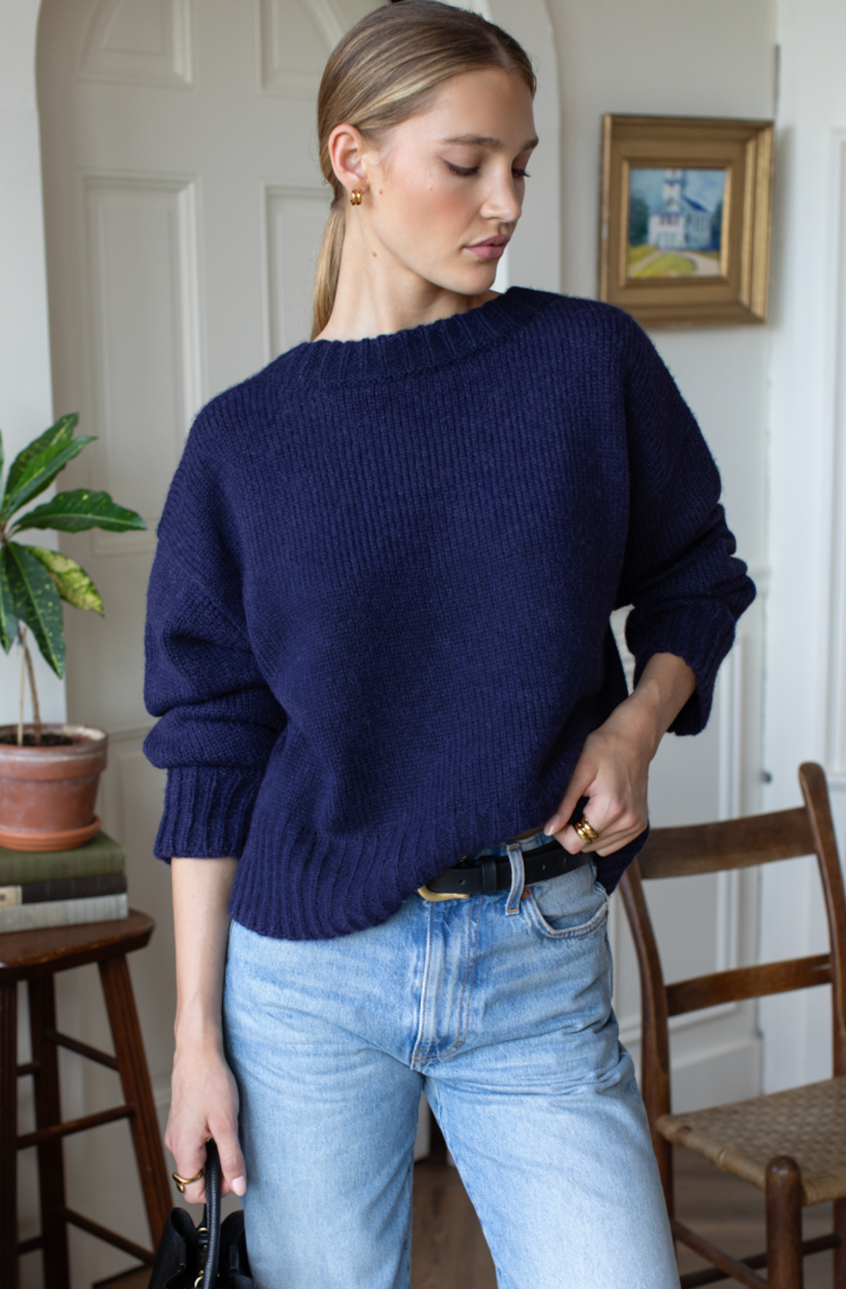 Emerson Fry Cozy Sweater | Navy