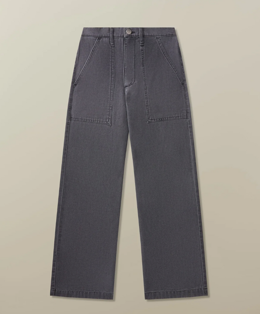 River Pant in organic cotton - Graphite