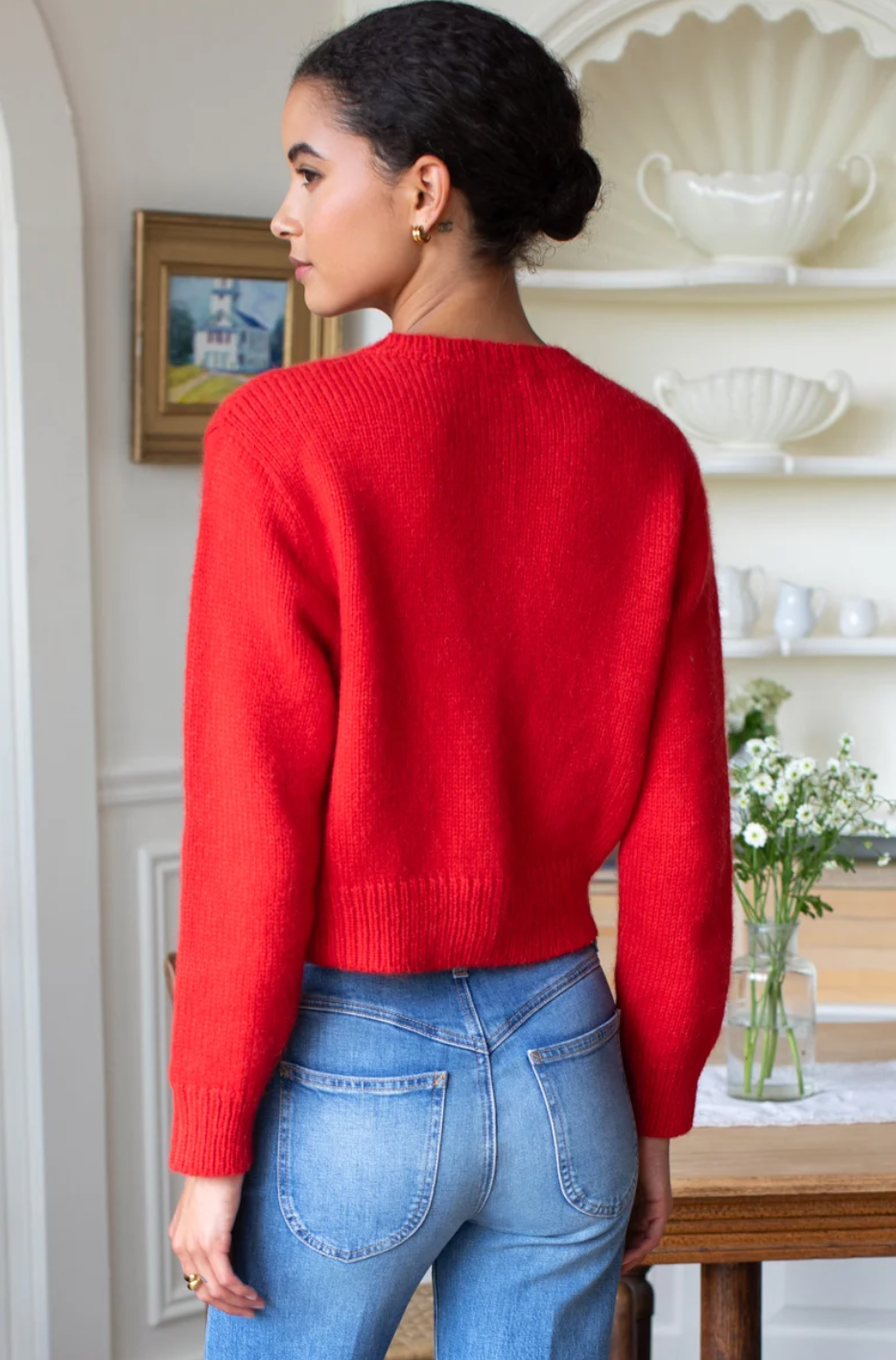 Emerson Fry Little Atelier Cardigan | Poppy Red