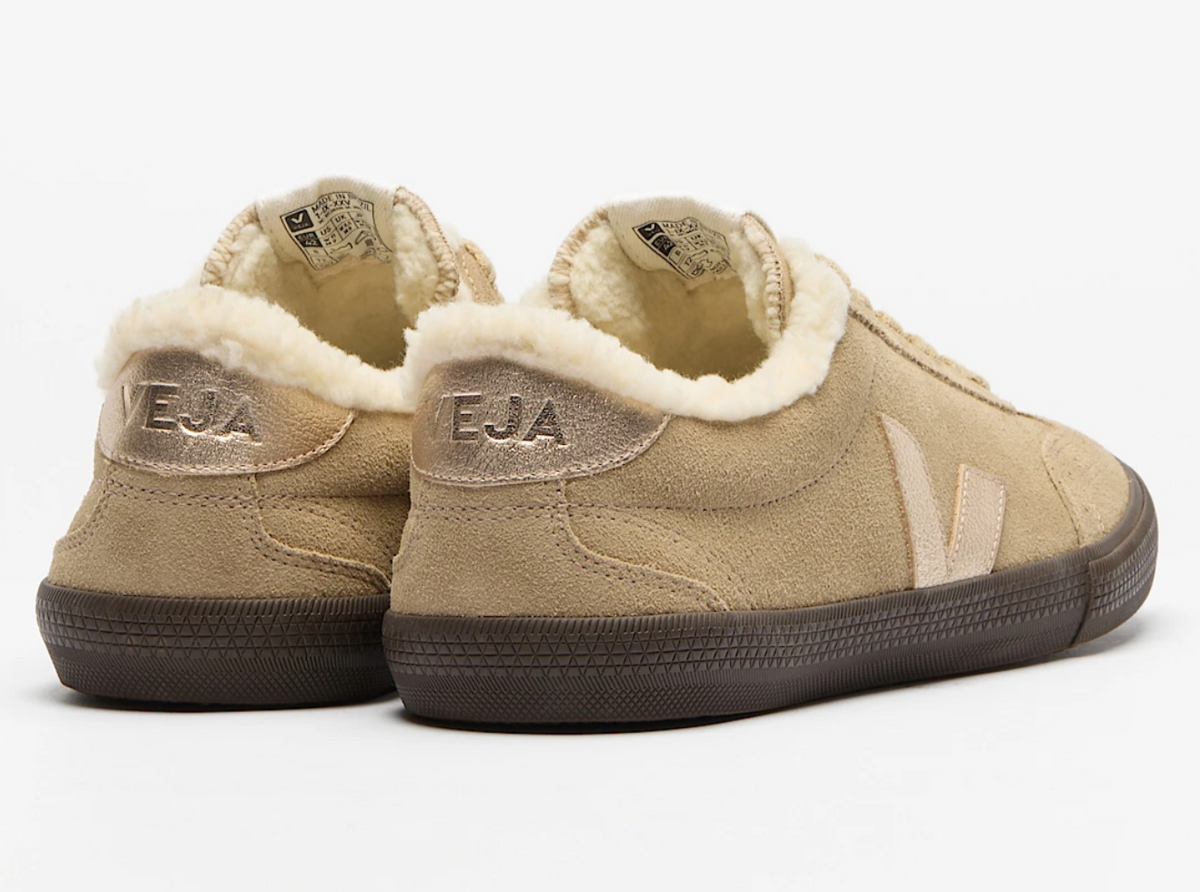 VEJA Volley Winter Suede | Dune Platine Eagle