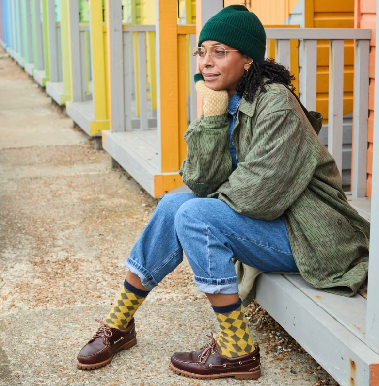 Lambswool Ribbed Beanie