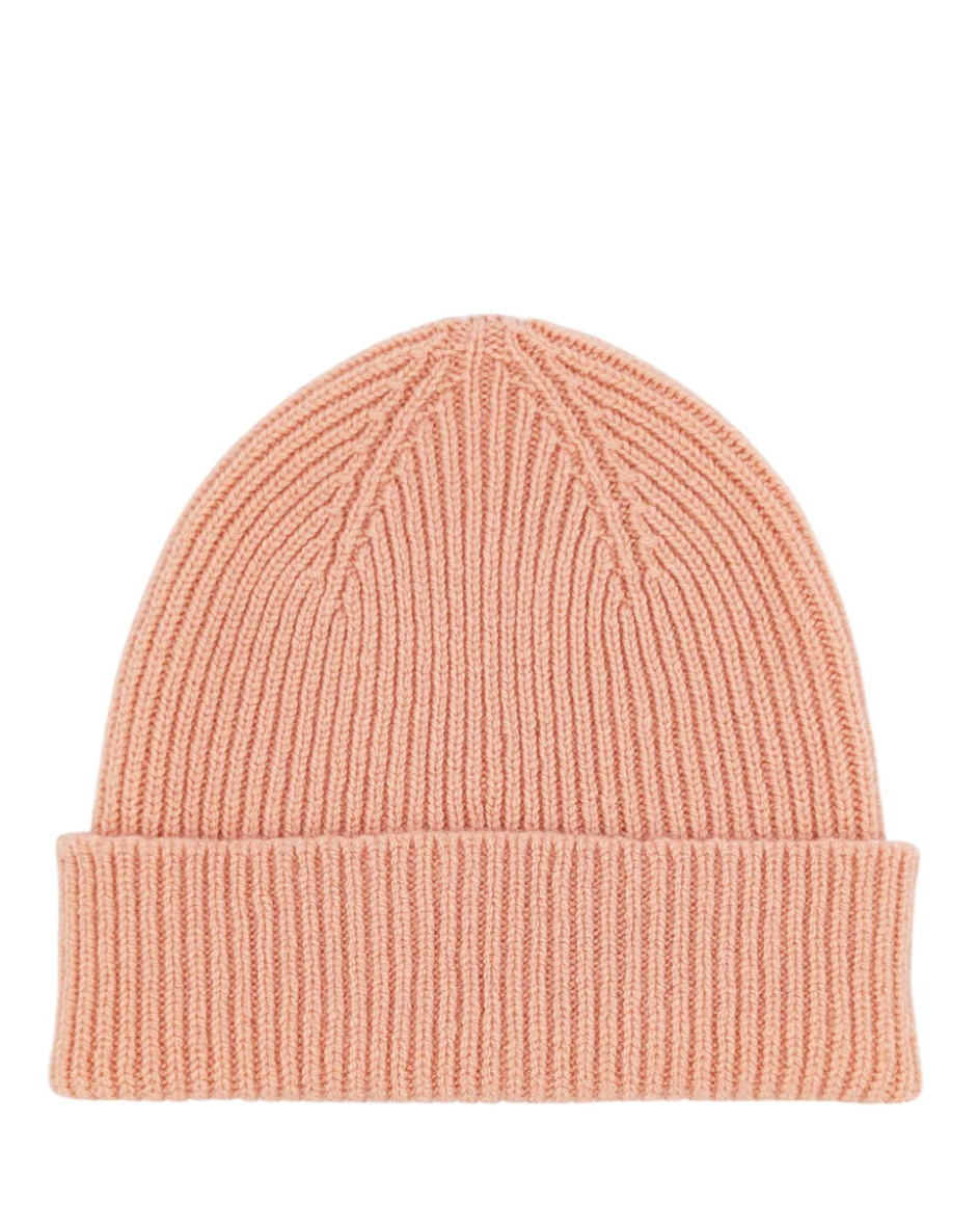 Lambswool Ribbed Beanie