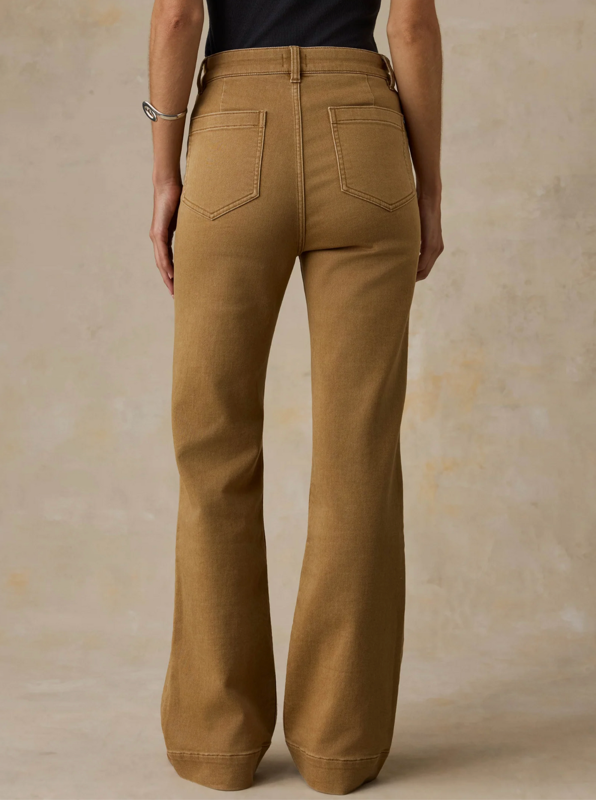 Stretch Terry Patch Pocket Pant | Elk Brown