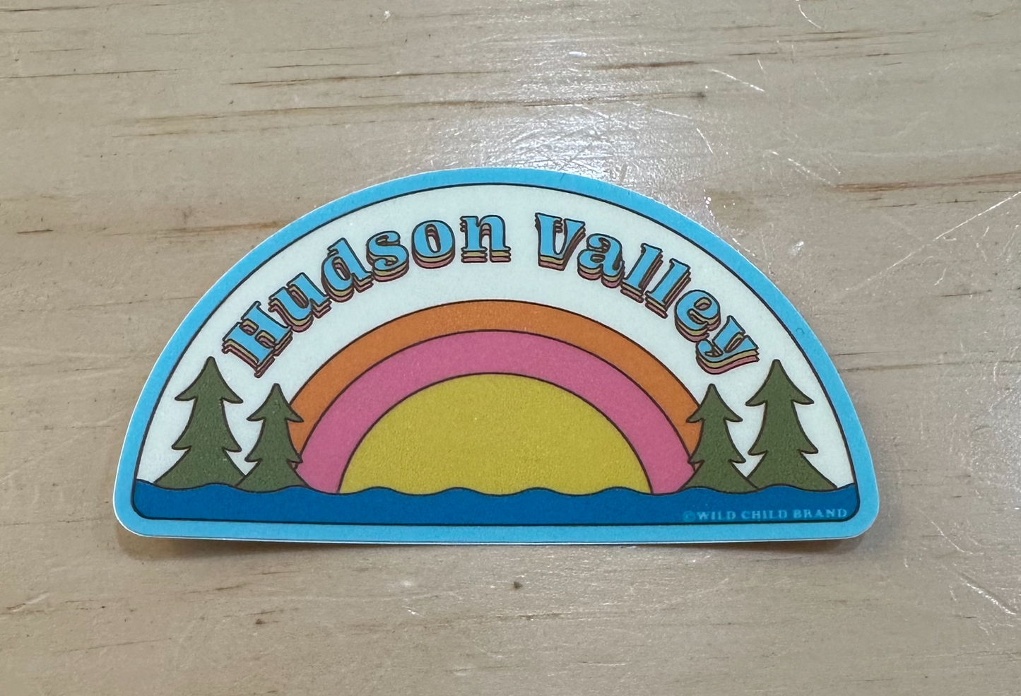 Hudson Valley Retro Sunrise Sticker