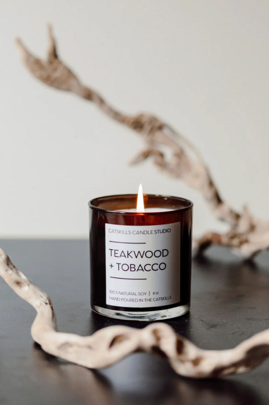 Teakwood + Tobacco Candles