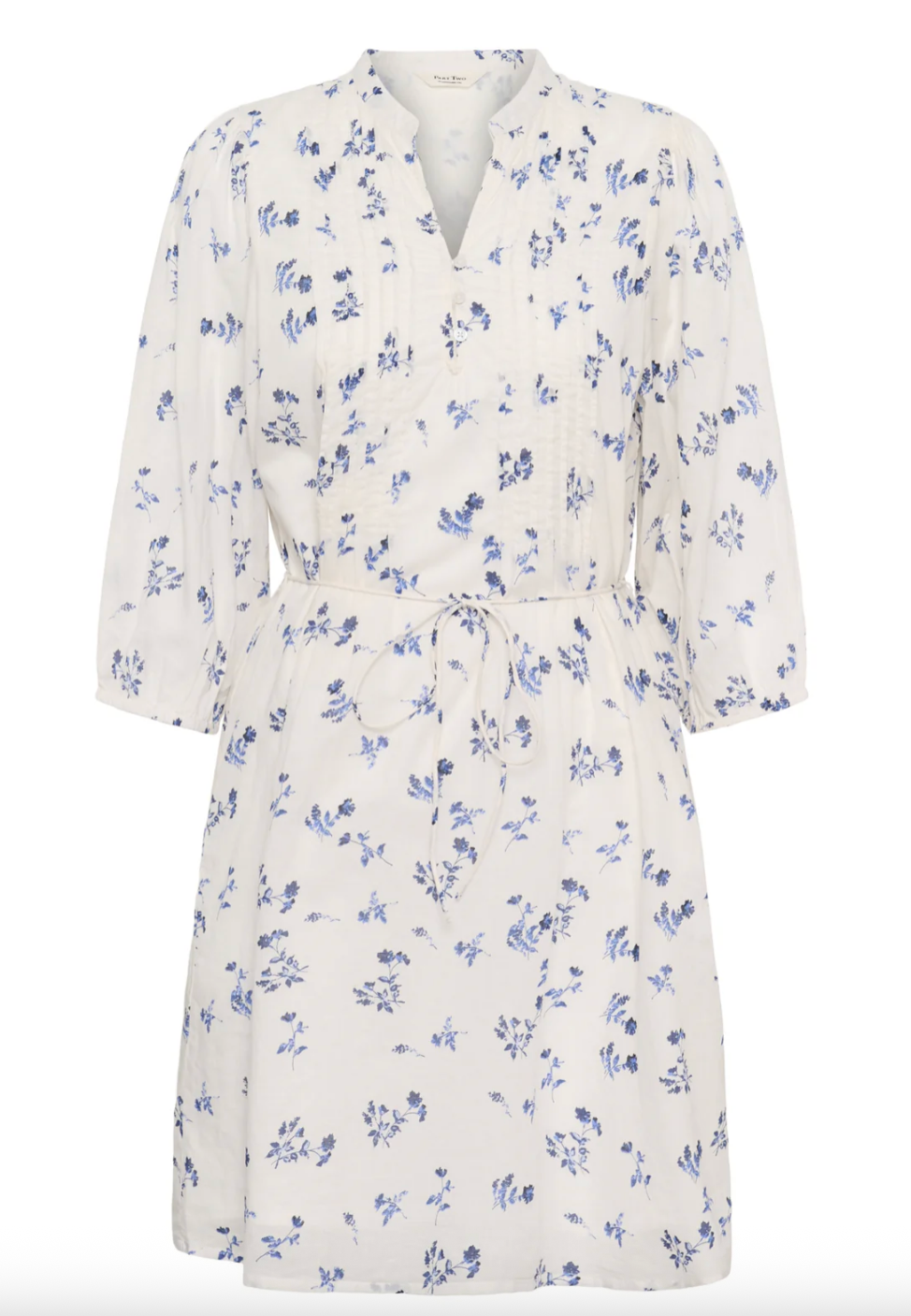 Brynja Dress | Blue Bouquet Print