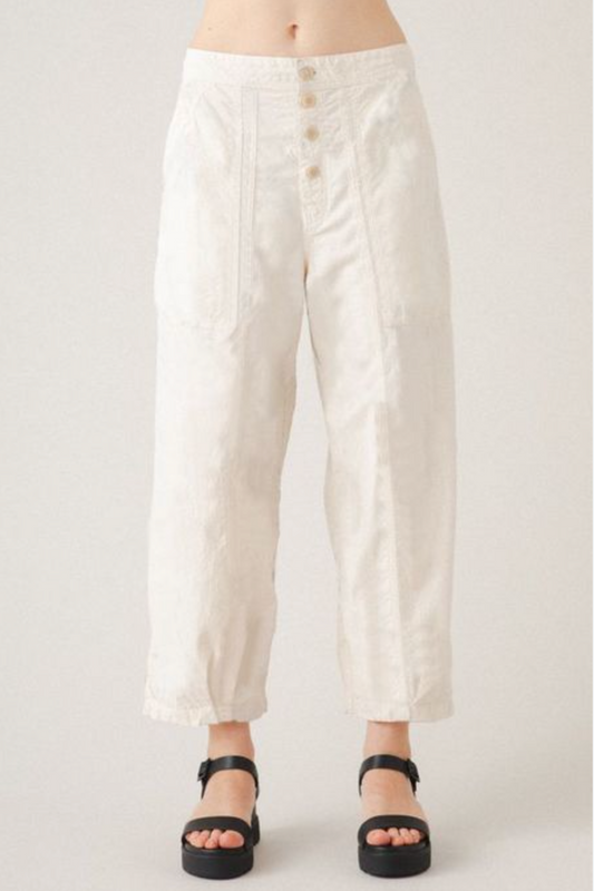 Gathering Pant | Cream