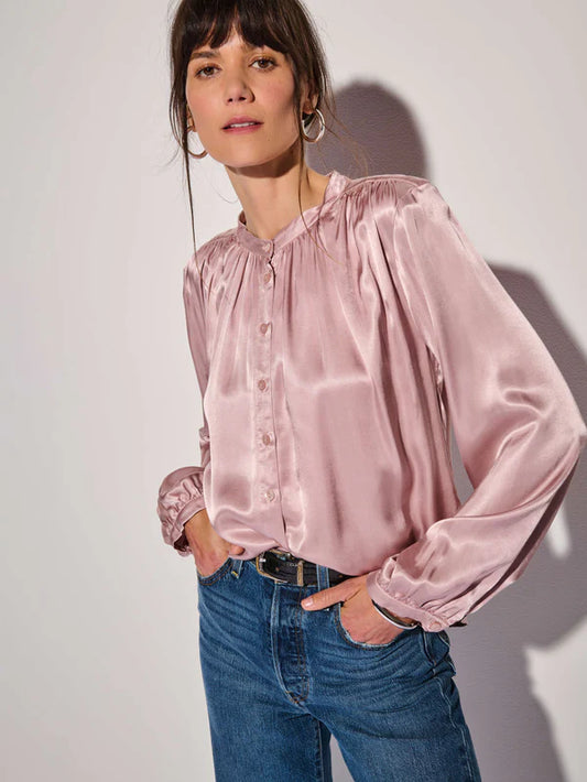 Trishia Shirred Blouse | Whisper