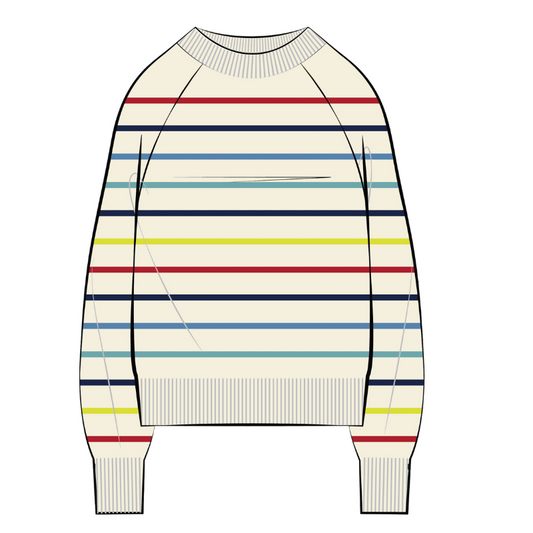 Throwback Crew | Maribel Stripe