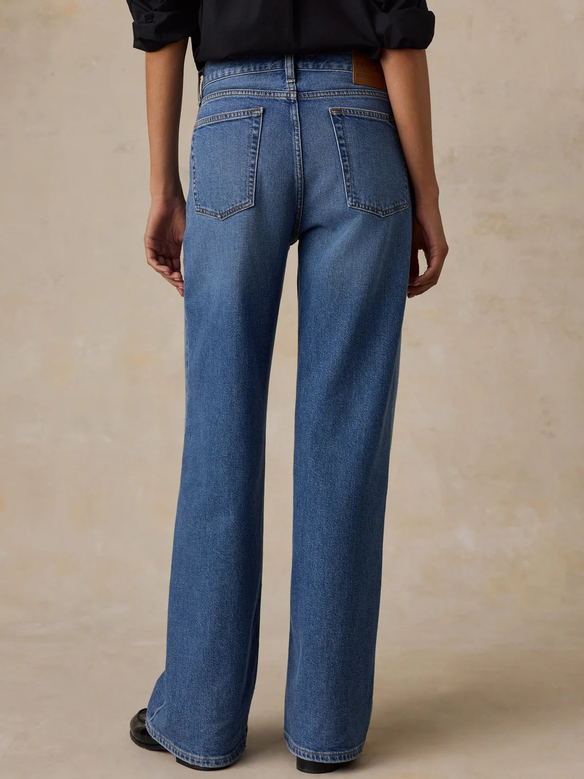 Organic Cotton Denim Wide Leg | Coast Bound Wash