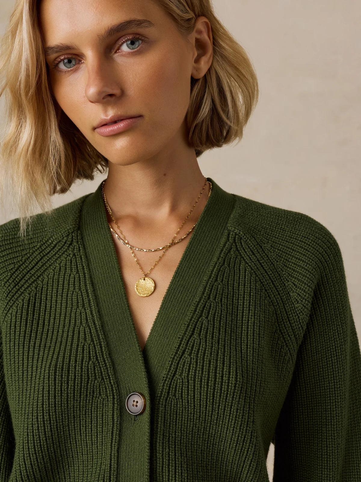 Northshore Cardigan | Deep Green