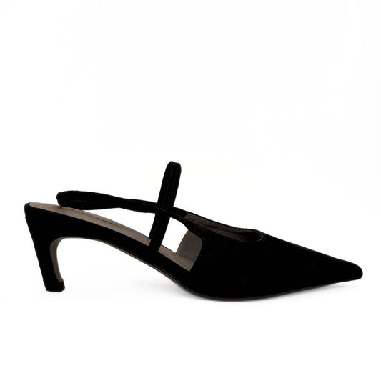 Connie Suede Sling Back Heels