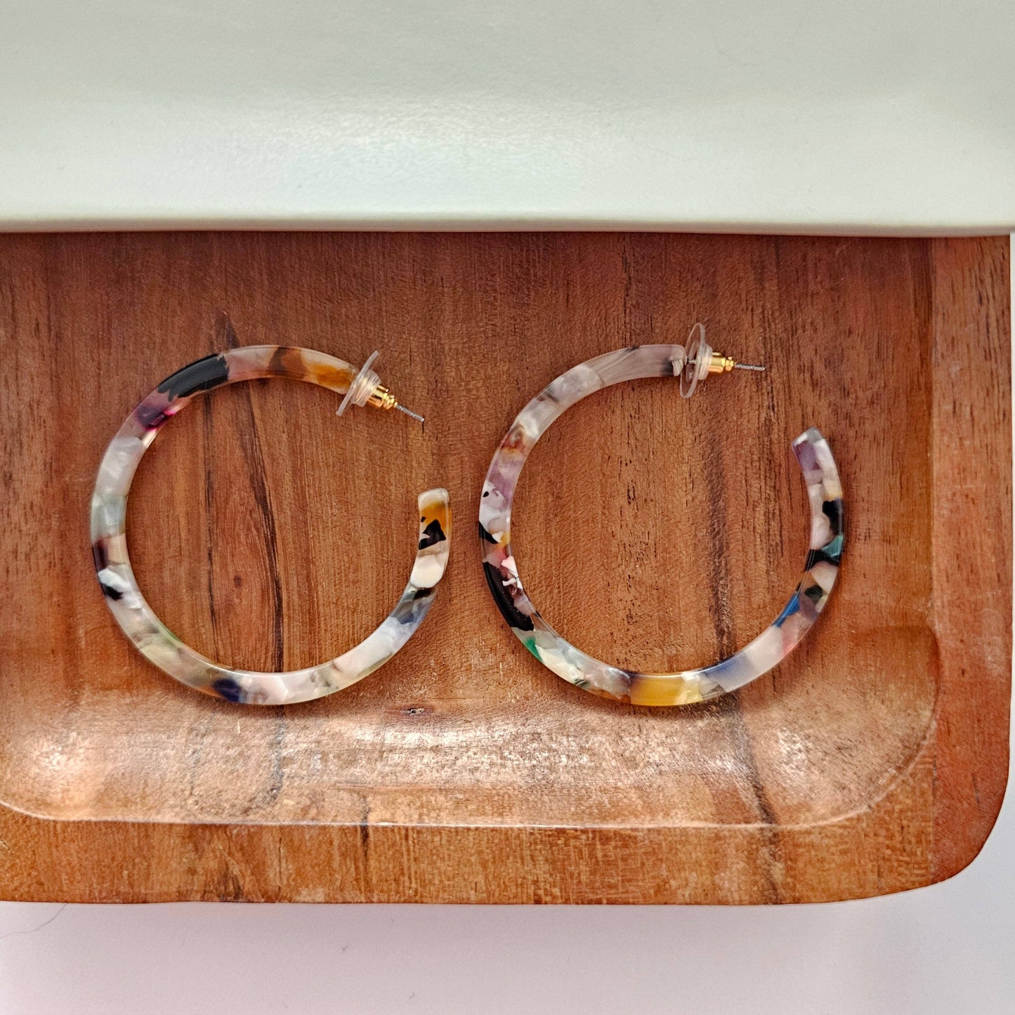 Cameron Hoops - Multicolor // Gift, Earrings, Jewelry, Fall